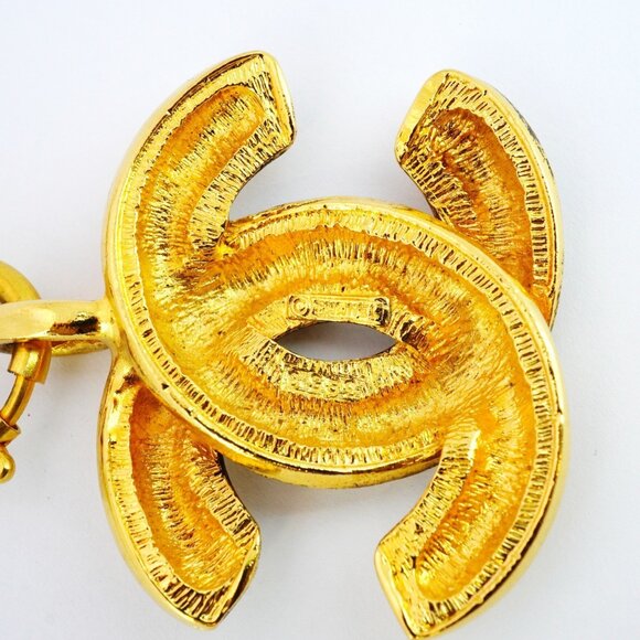 Chanel Coco Mark Matelasse Necklace, GP Plated, Gold, Women's - Picture 5 of 6